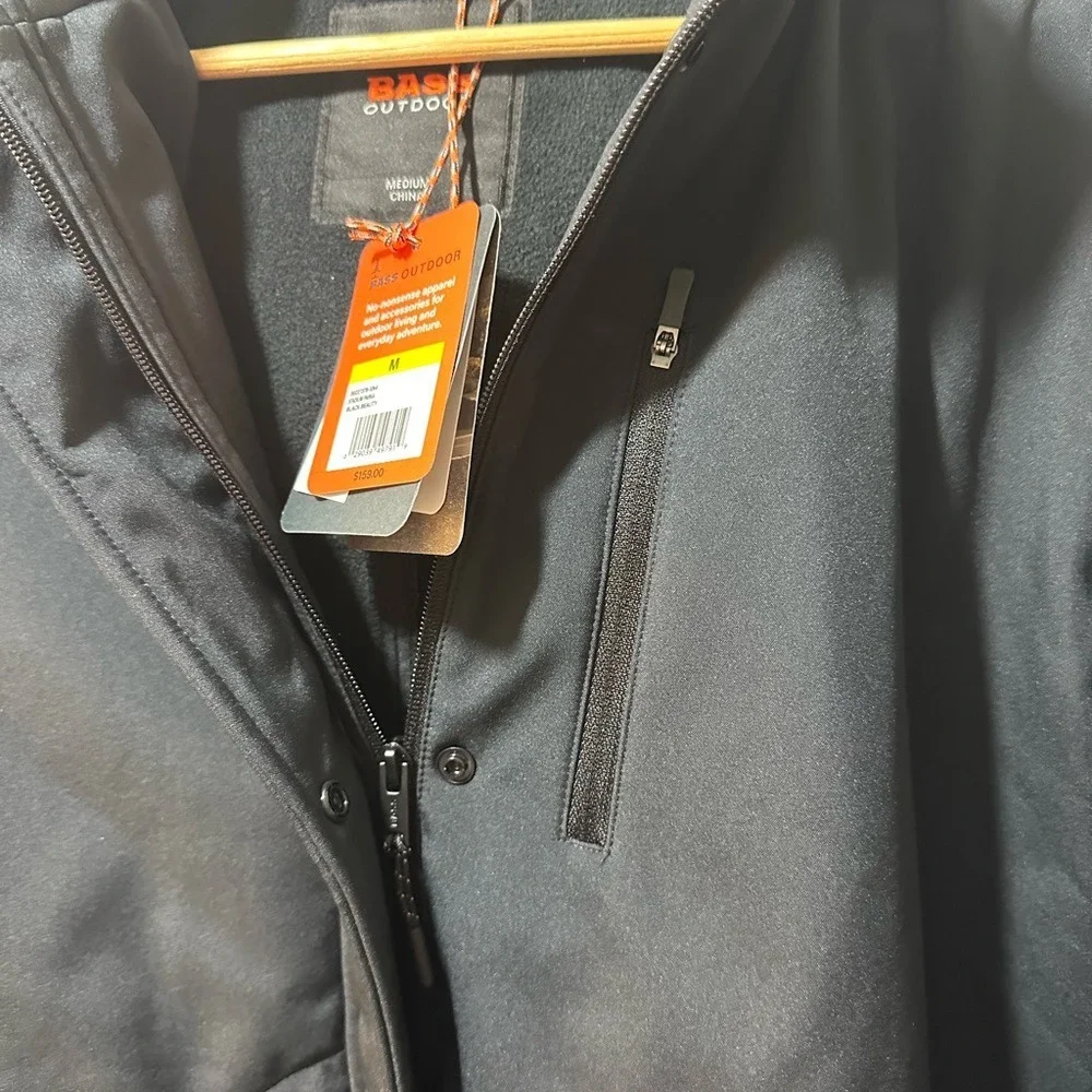 Bass Outdoor Stadium Parka, NWT,‎ Women's Black Hooded Jacket, Size M